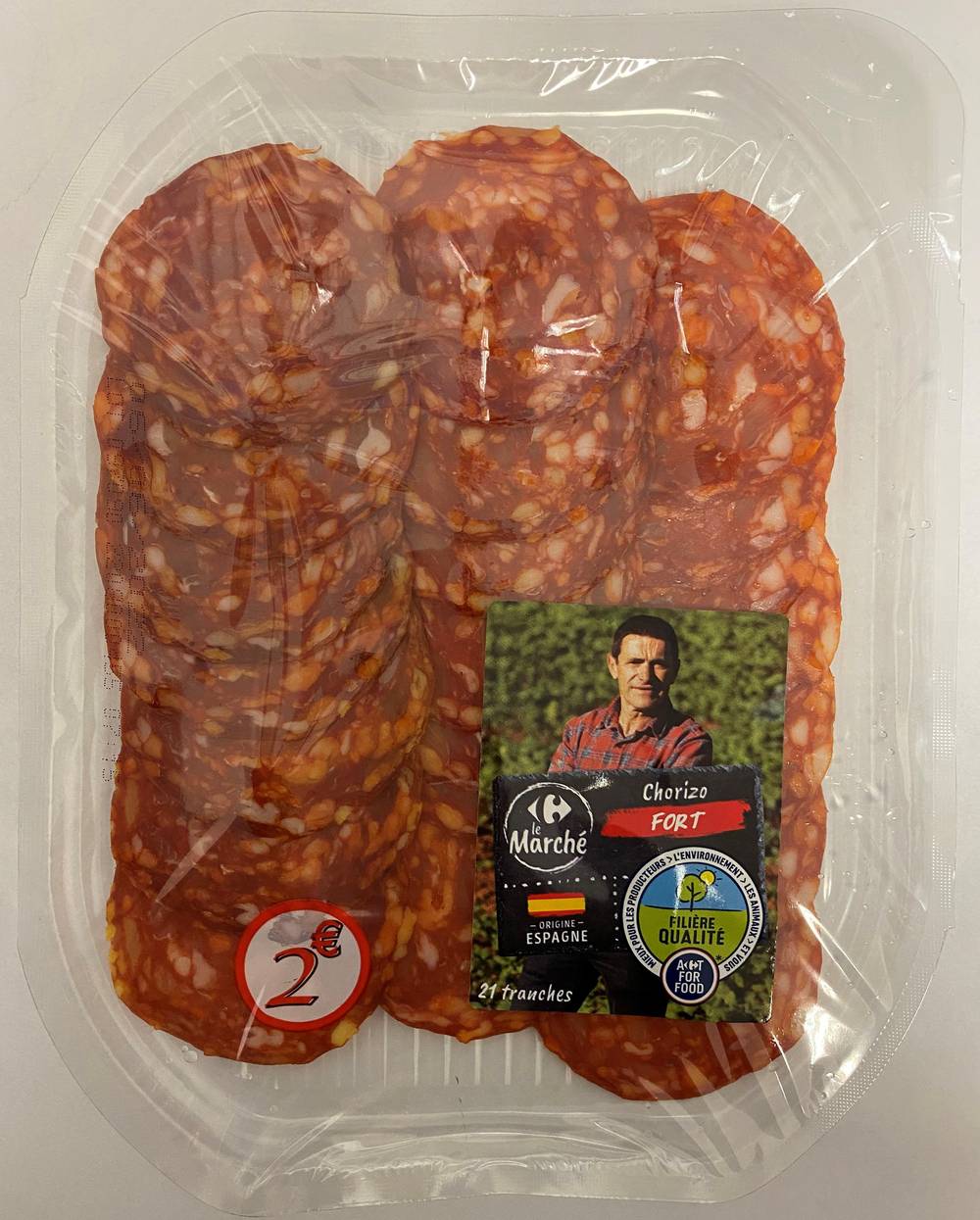 Carrefour - Chorizo fort filière qualité