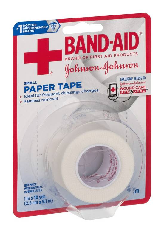 Band-Aid 1" X 10 Yds Small Paper Tape (1 ct)