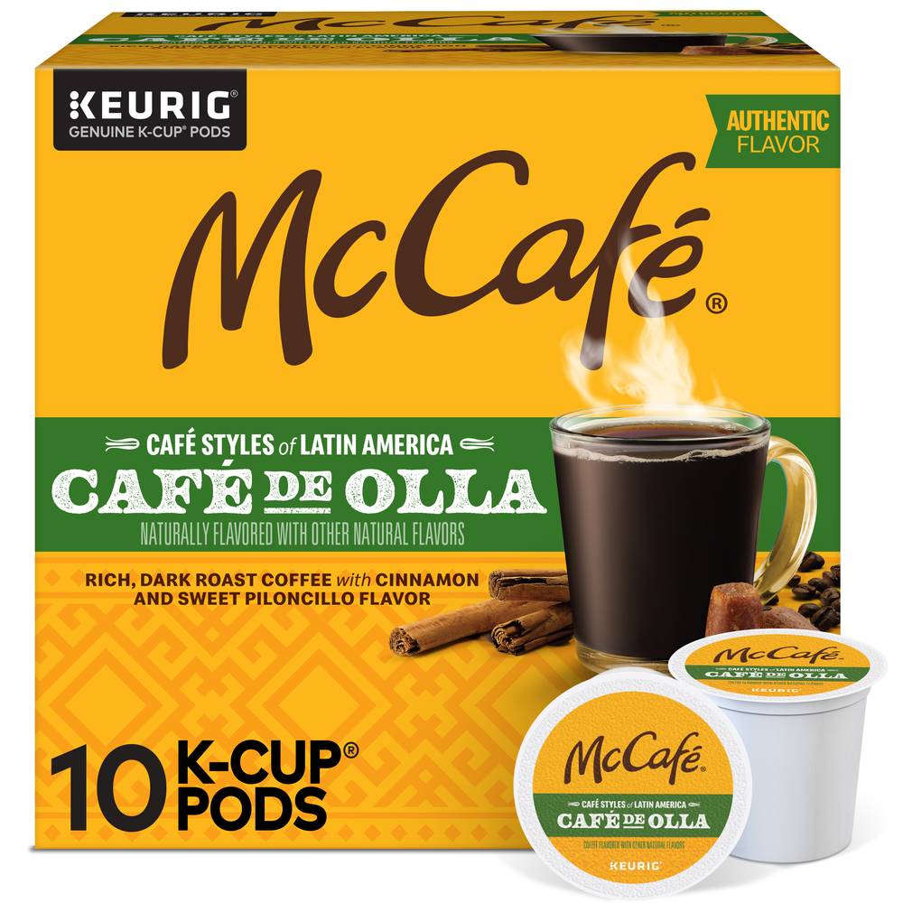 McCafé Café Styles Of Latin America Café De Olla Keurig Single Serve K-Cup Coffee Pods, Assorted Flavor (10 ct)