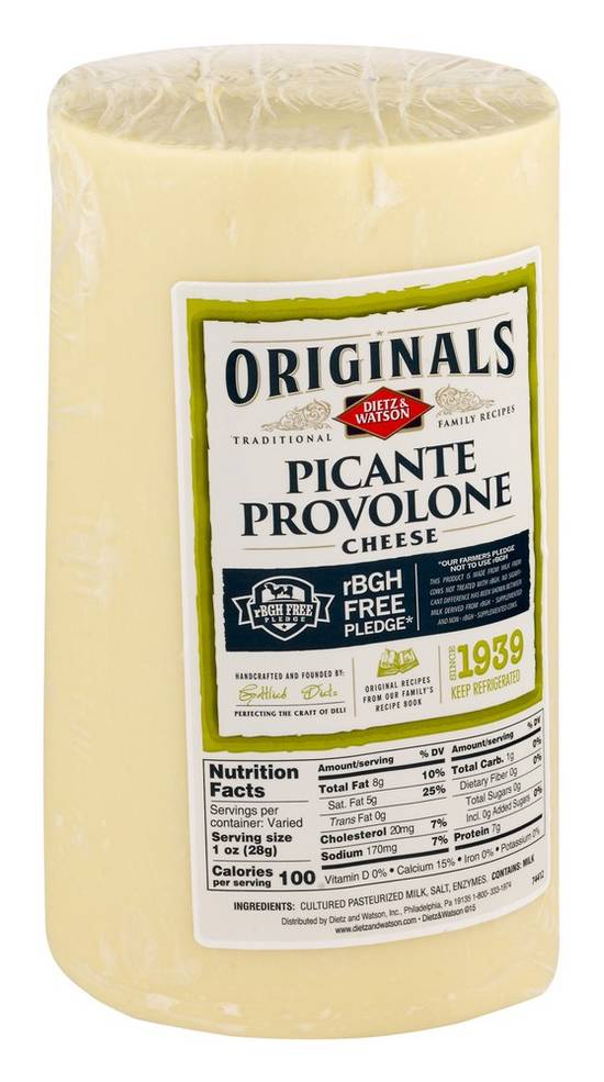Dietz & Watson Originals Picante Provolone Cheese (1 ct)