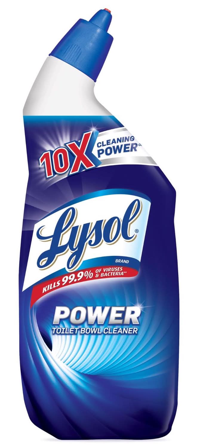 Lysol Complete Clean Power Fresh Scent Toilet Bowl Cleaner 24 Oz Gel