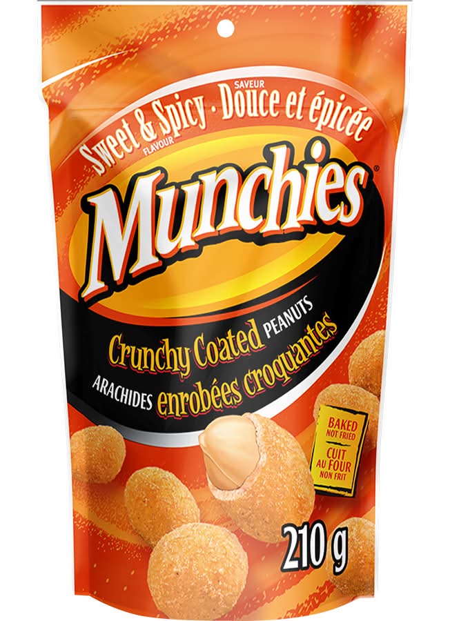 Munchies  arachides (210 g) - crunchy coated sweet & spicy peanuts (210 g)