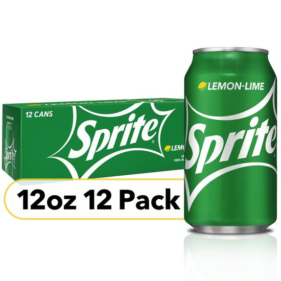 Order Sprite Lemon Lime Soda 12 oz Cans (12 oz x 12 ct) food online from Rite Aid store, Shawnee on bringmethat.com