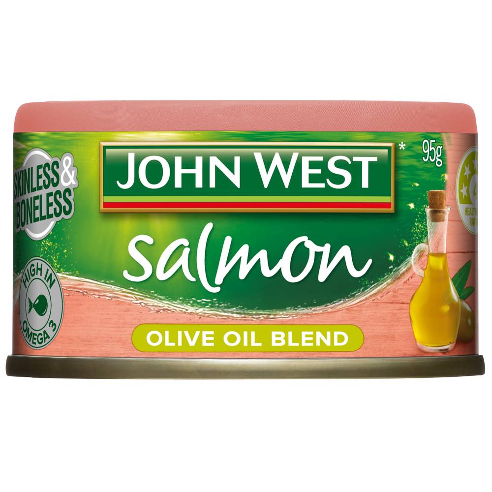 John West Skinless & Boneless Salmon Olive Oil Blend (95g)