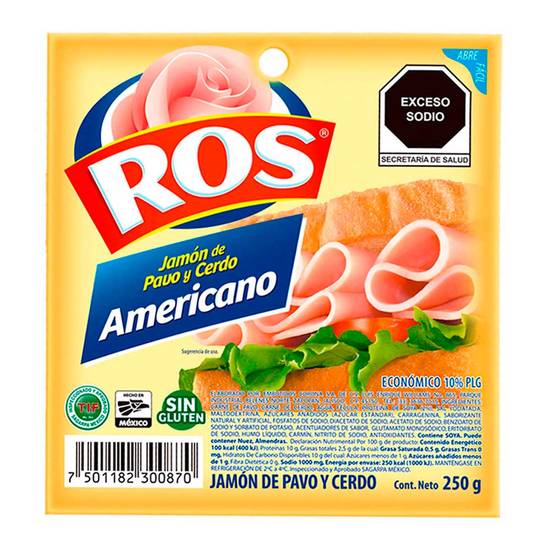 Ros jamon americano (250 grs)