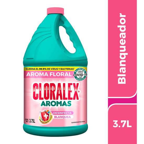 Cloralex blanqueador líquido con aroma floral (3.75 l)