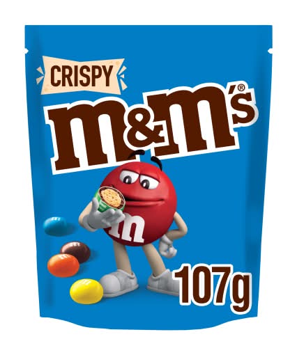 M&M's Crispy, Chocolate Bites Pouch (107g)