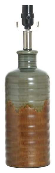 Ceramic Drip Glaze Table Lamp, 18"