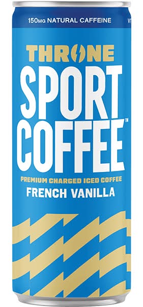 Throne Sport Coffee French Vanilla Late 11oz
