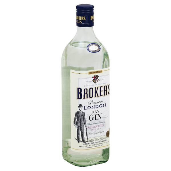 Brokers London Dry Gin (750ml bottle)