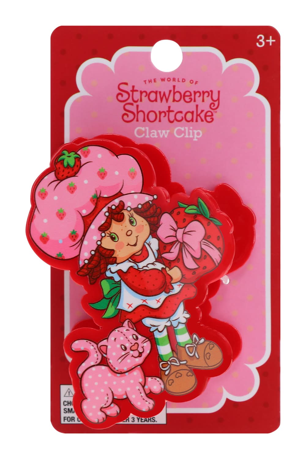 Licensed Claw Hair Clip Strawberry Shortcake Cat