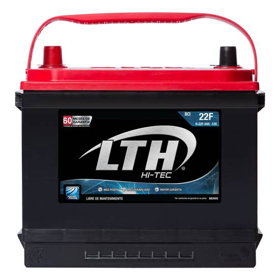 Lth batería para auto hi-tec h-22f-550 (1 pieza)