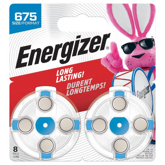 Energizer Ez Turn & Lock Power Seal Batteries (8 batteries)