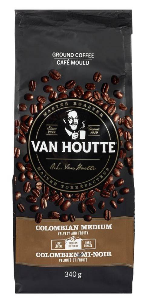 Van houtte café moulu colombien mi-noir, collection classique (340 g) - colombian, medium roast coffee (340 g)