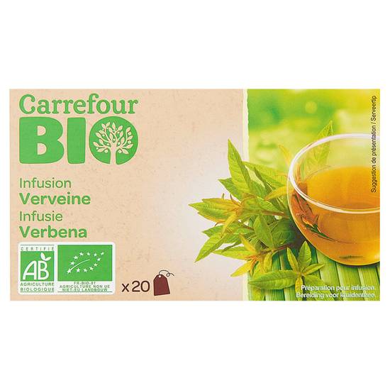 Carrefour Bio - Infusion verveine (26 g)