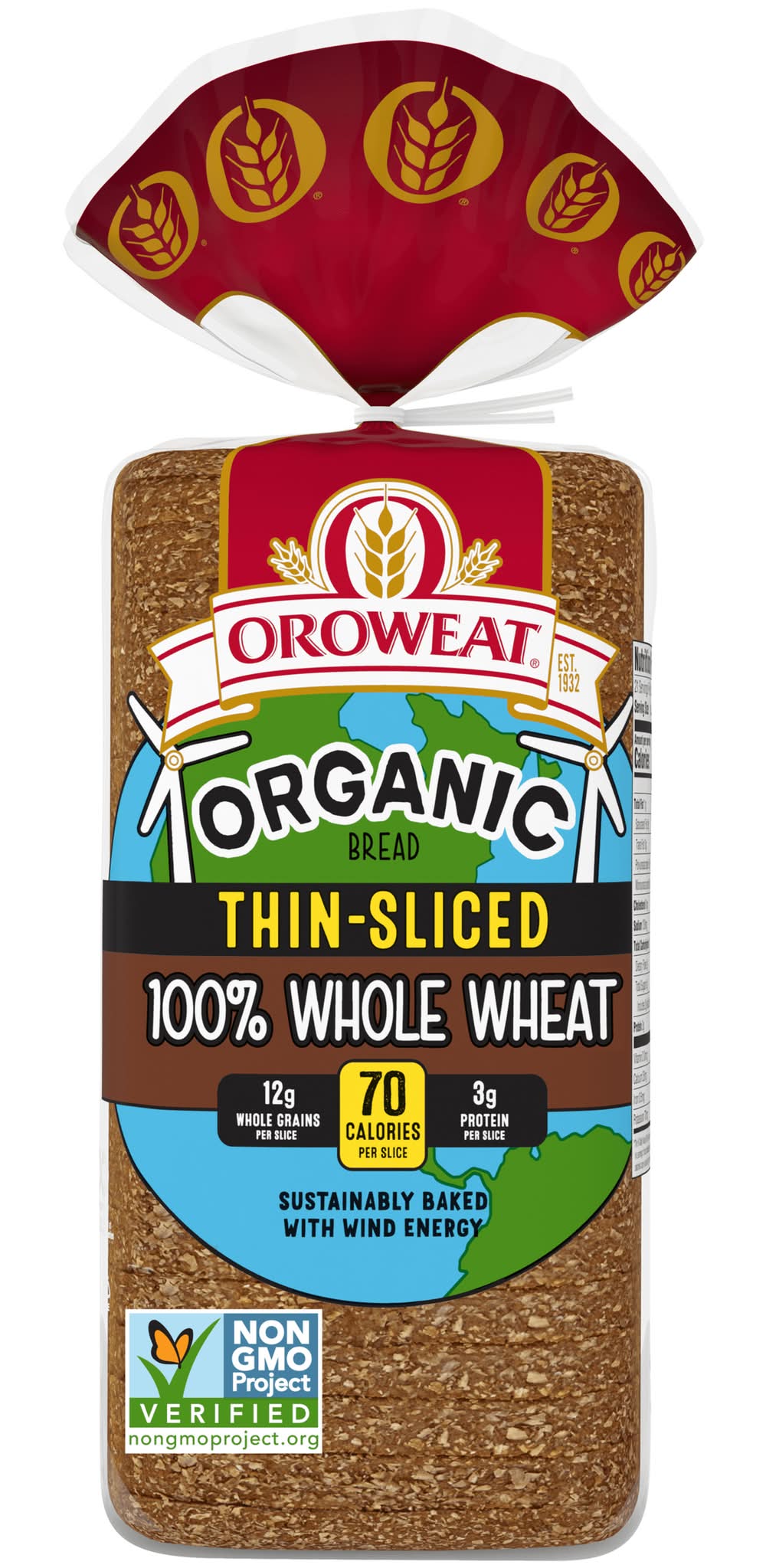 Oroweat Whole Wheat Thin Sliced Bread (4 oz)