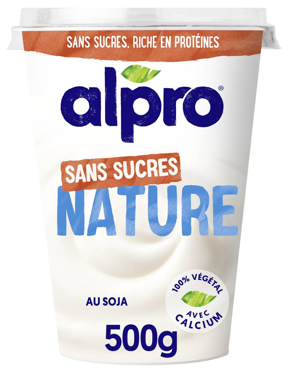 Alpro - Végétal soja nature sans sucres (500g)