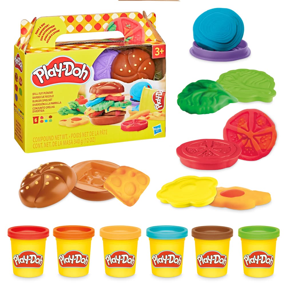 Play-Doh Grill Fun Playset 3+ Years (12 ct)