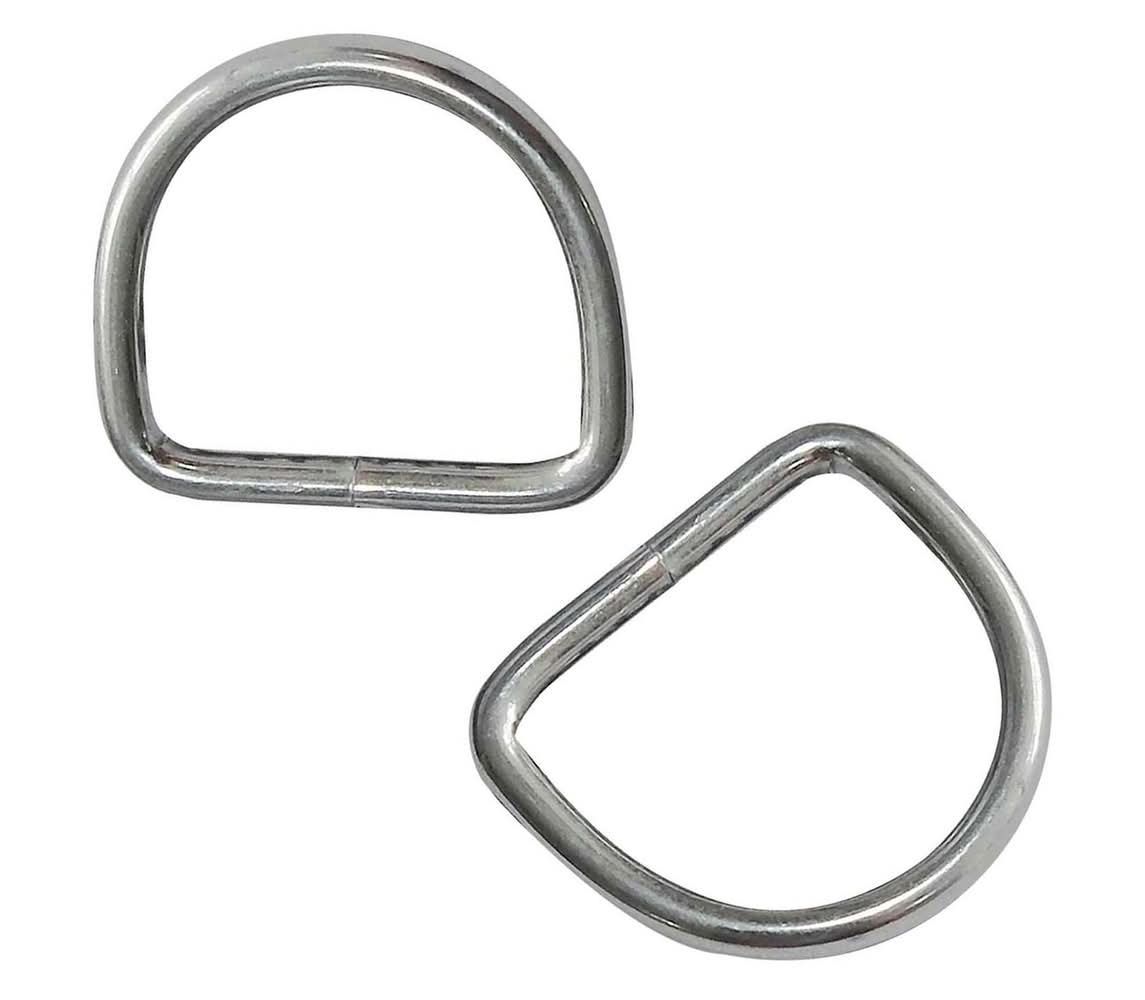 Argolla 4x25 mm 2 unidades Tipo D gris