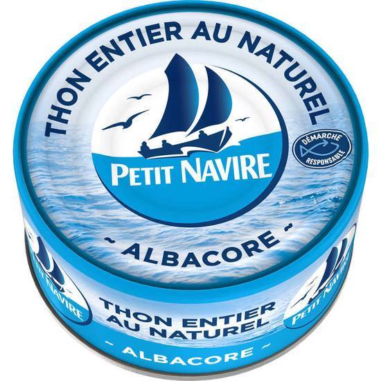 Petit Navire Thon au naturel - Issu de pêche responsable 140g