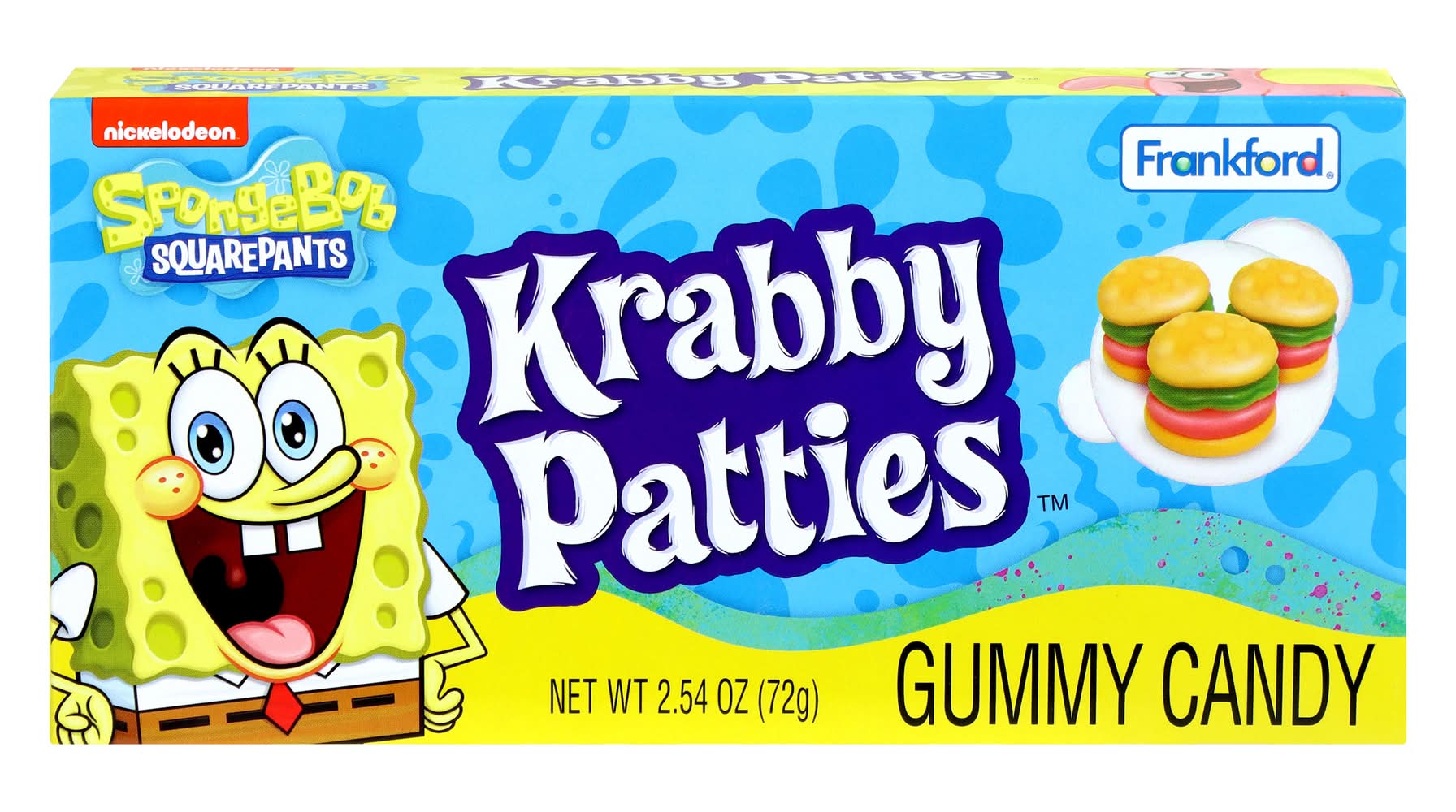 Spongebob Squarepants™ Gummy Krabby Patties Movie Theater Box Candy