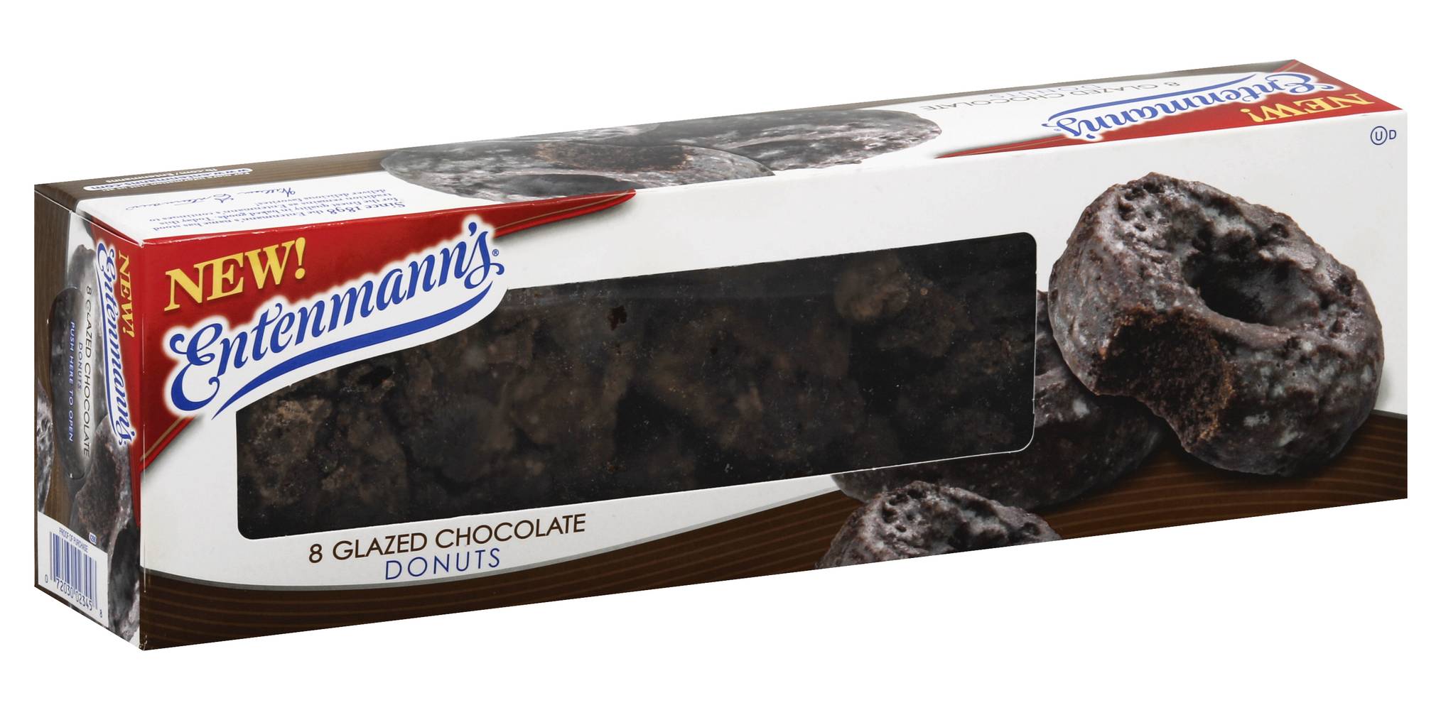 Entenmann's Glazed Chocolate Donuts (8 ct)