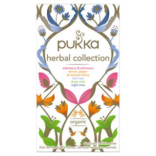 Pukka Herbal Collection 20 Assorted Herbal Tea Sachets 34.4g