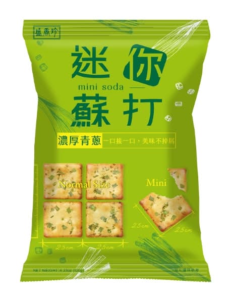 盛香珍Mini蘇打-青蔥