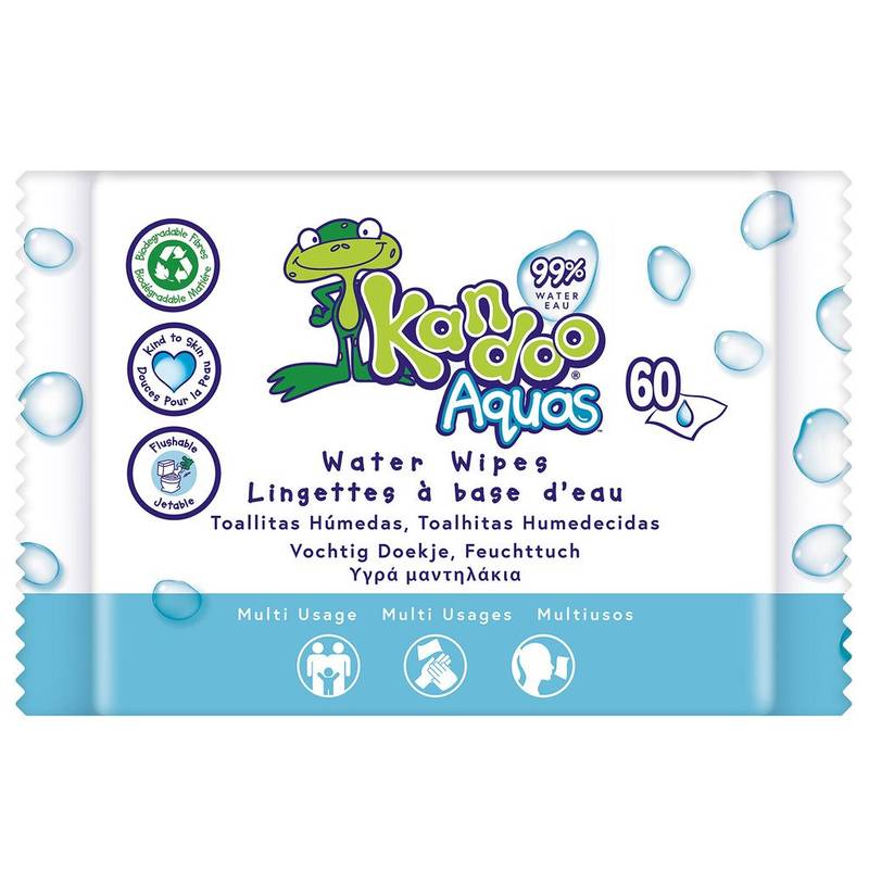 Kandoo - Lingettes intimes aqua sans paraben (50)