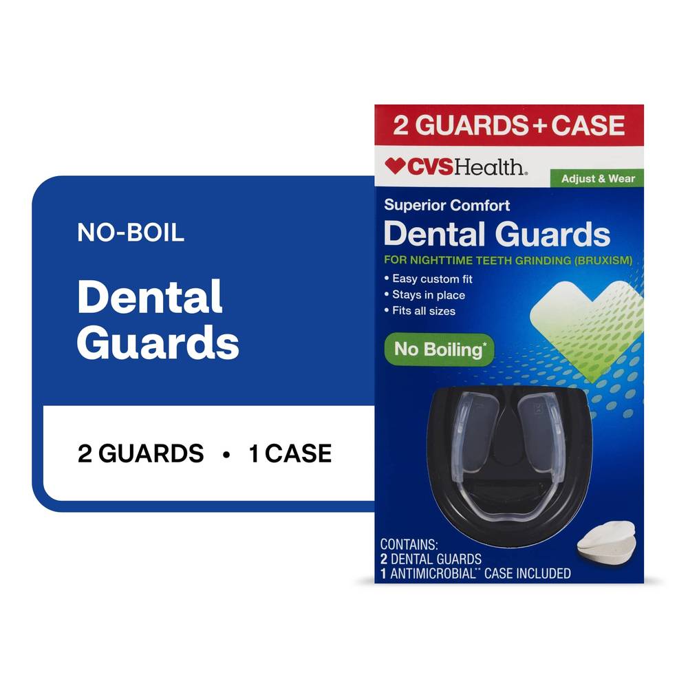 Cvs Health No Boiling Dental Guards, 2 Ct