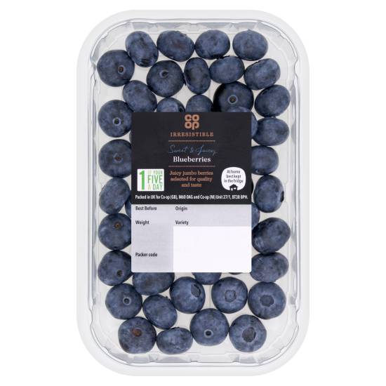 Co-Op Irresistible Blueberries 125g