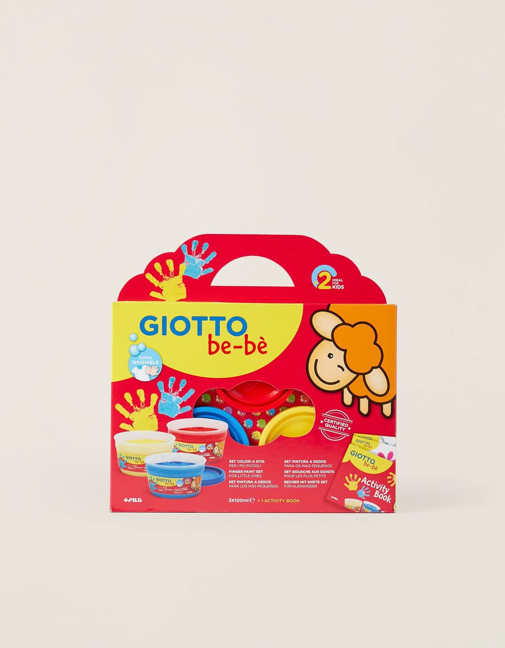 Pack De Pintura Com Dedos E Acessórios Giotto Be-Bè 2A+ (Única - Único)