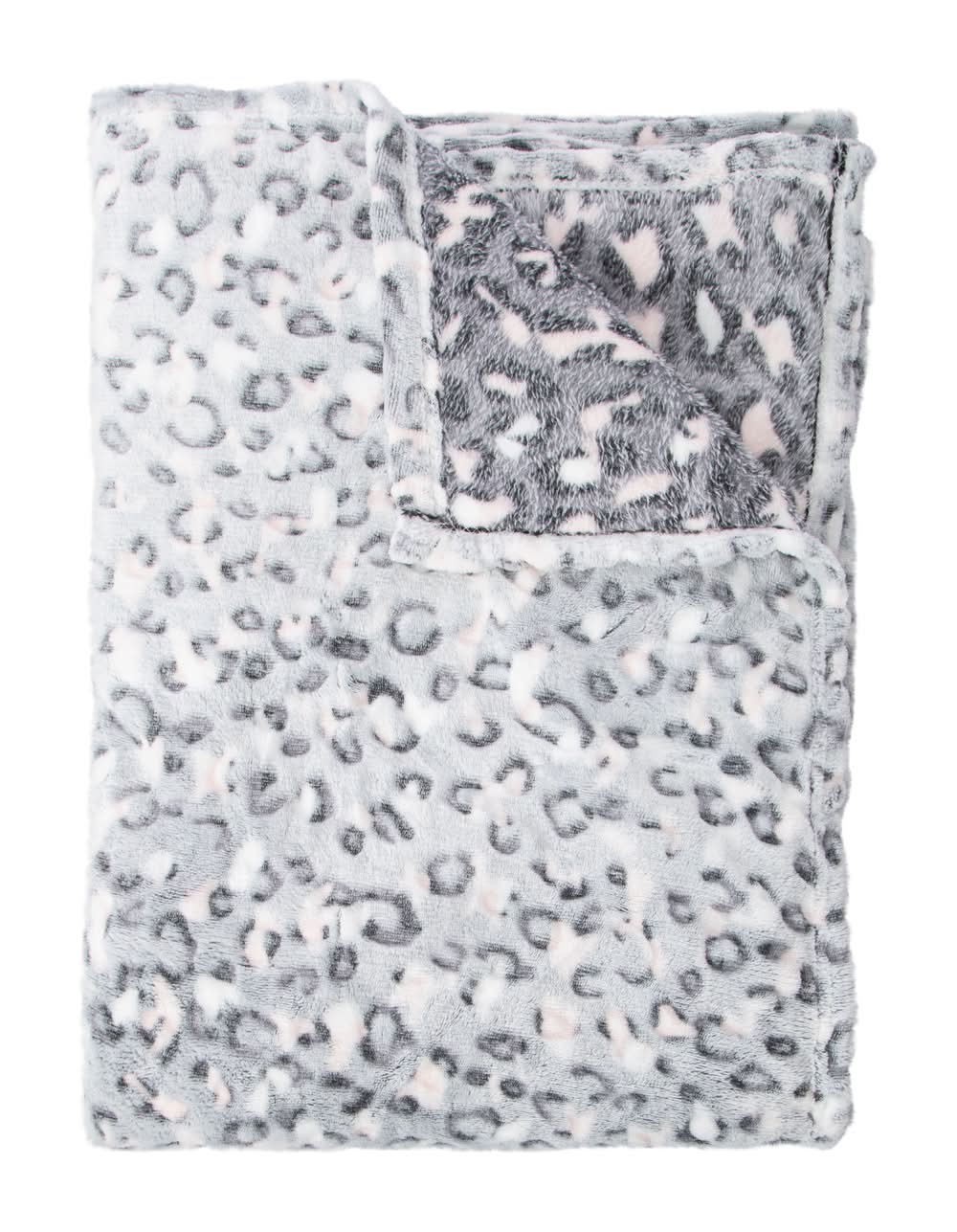 Embossed Blanket 50inx60in Gray