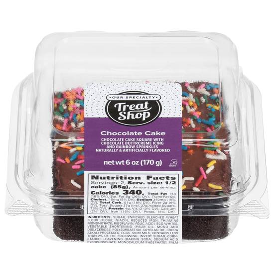 Rich Products Chocolate Cake With Sprinkles (6 oz)