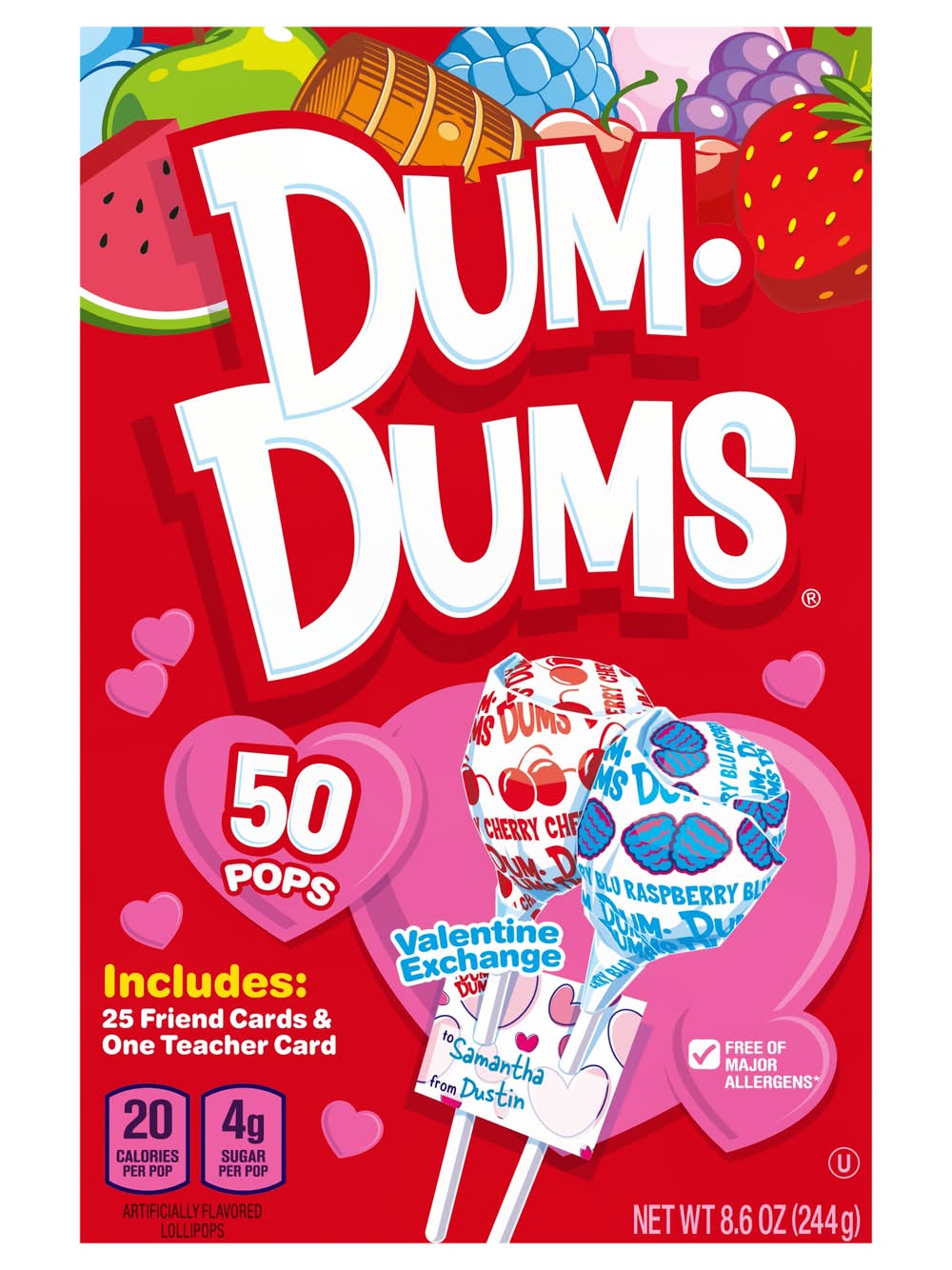 Dum-Dums To Create Valentine Bouquets Lollipops (8.6 oz)