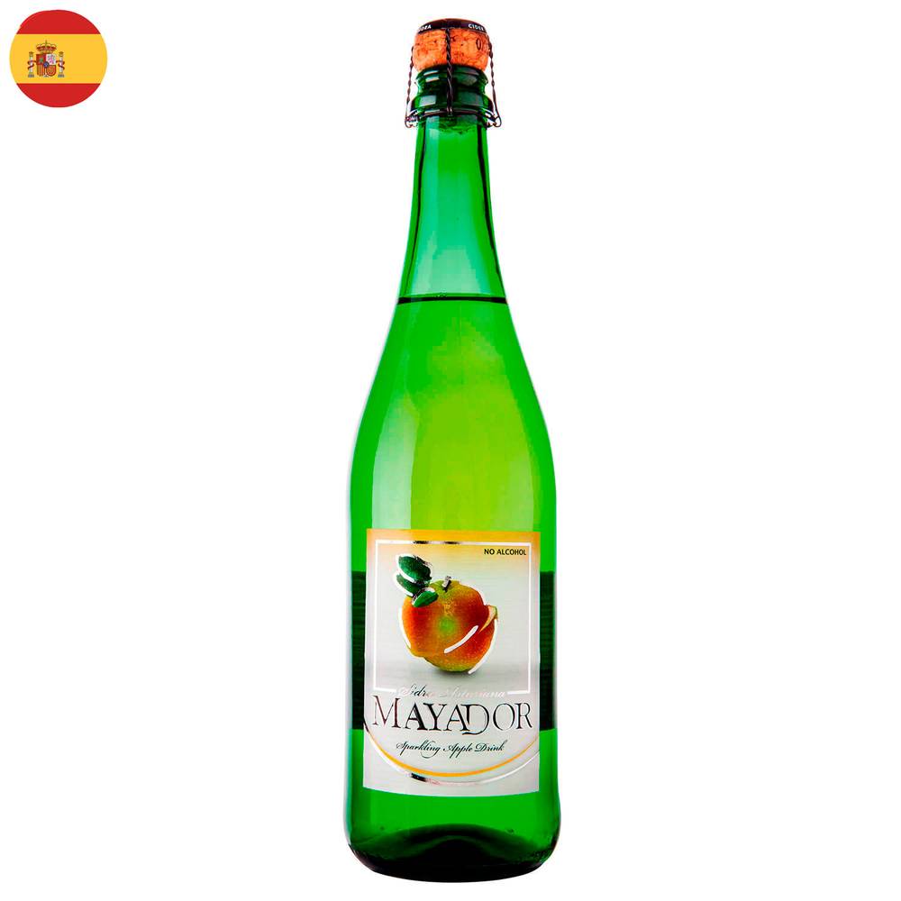 Mayador sidra espumosa sin alcohol (botella 750 ml)