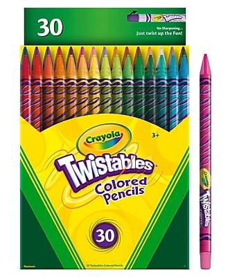 Crayola Twistables Colored Pencils, Assorted Colors, 30/Pack (BIN687409)