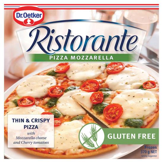 Dr. Oetker Frozen Gluten Free Ristorante Mozzarella Pizza 370 Gram