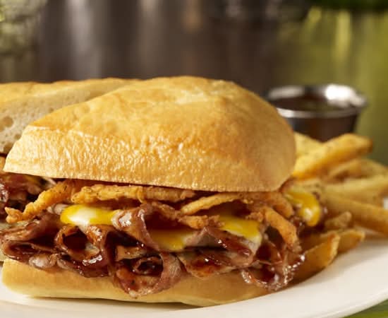 バーベキュービーフサンドウィッチ 【単品・フライドポテト別】 BBQ BEEF SANDWICH