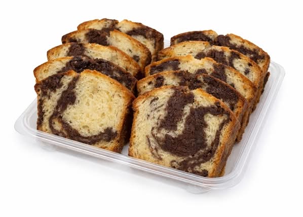 Marble Loaf Cake, Sliced