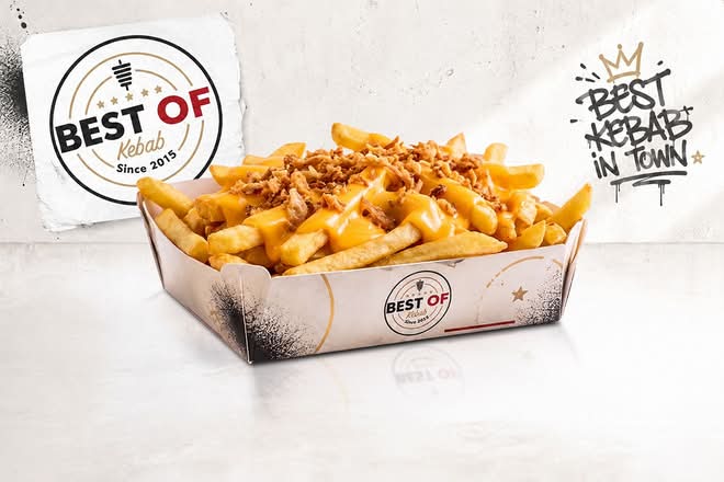 🧀 BARQUETTE FRITES CHEDDAR & OIGNONS