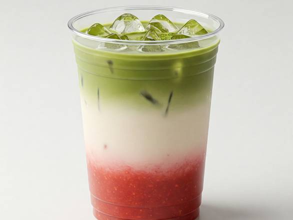Strawberry Matcha Latte