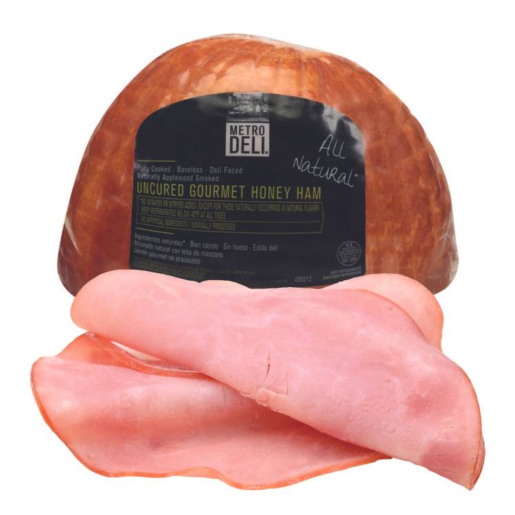 Metro Dell All-Natural Uncured Gourmet Honey Ham (7 lbs)