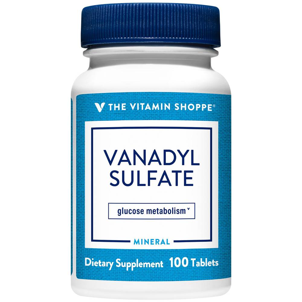 The Vitamin Shoppe Vanadyl Sulfate Dietary Suppliment (100 ct)