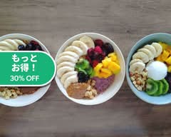 アサイーボウル.カカオボウルとグリークヨーグルト  野菜＆果実スイーツSORA 