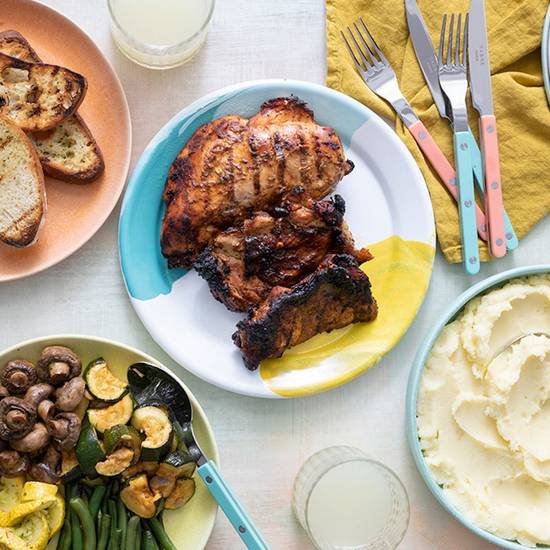 grilled chipotle bbq chicken family meal
