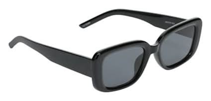 Juniors Rectangle Sunglasses Black