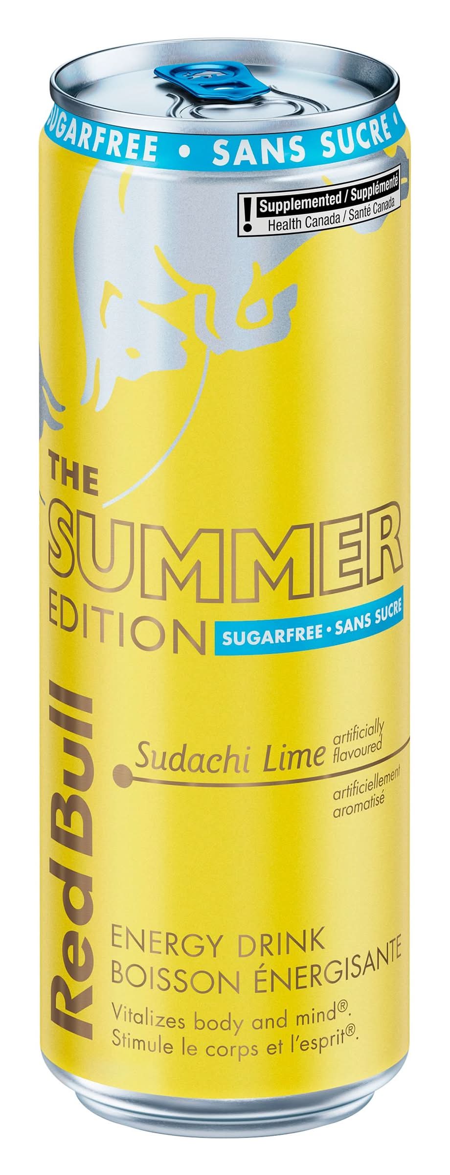 Red bull the summer edition boisson énergisante aromatisée sans sucre - the summer edition flavoured sugar free energy drink, sudachi lime (473ml)