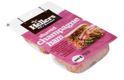 Hellers Shaved Ham 200g Champagne