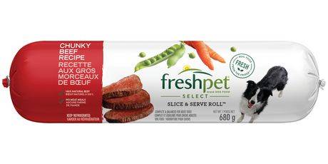 Freshpet Chunky Beef With Vegetables & Brown Rice (680 g)